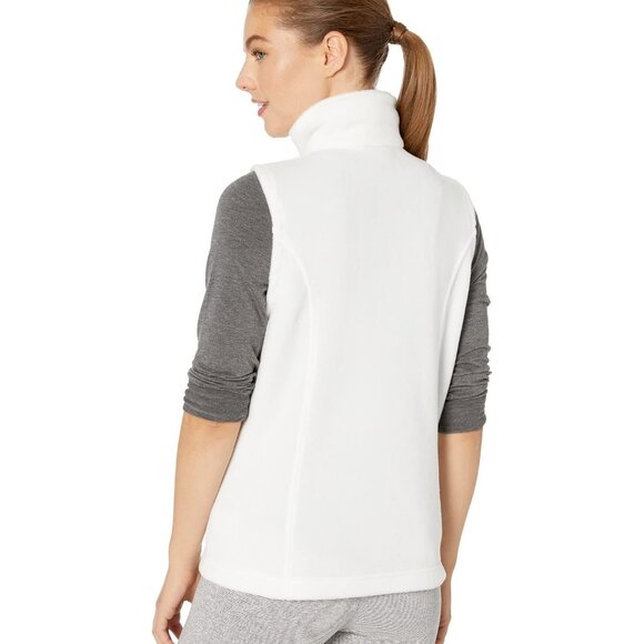 Columbia Women's Benton Springs Fleece Vest XS Petite Sea Salt - Like New! - Picture 13 of 13